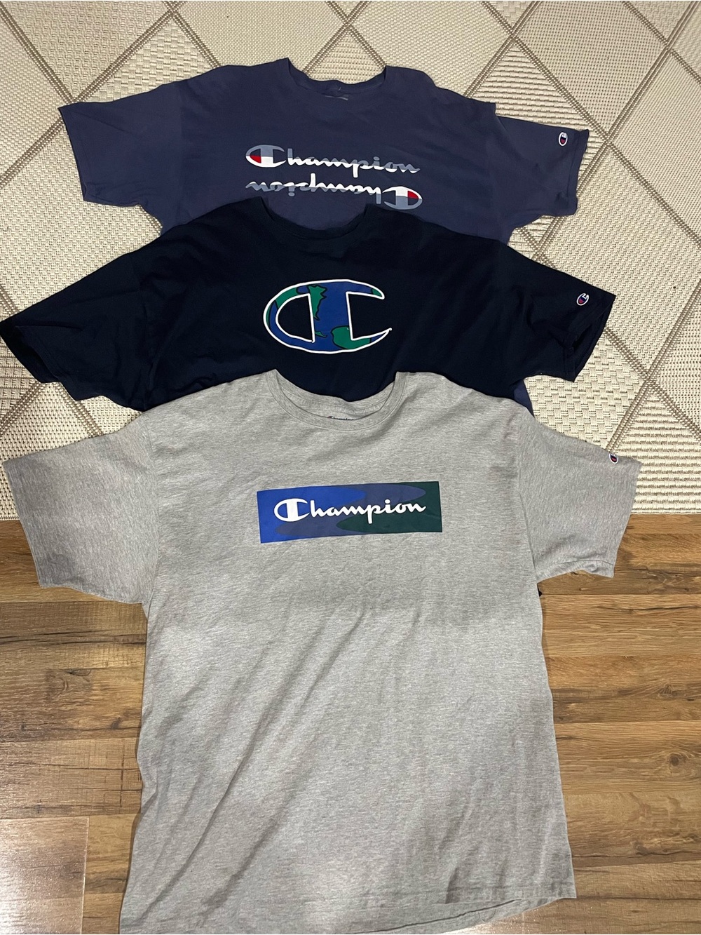 Champion Large Logo T-Shirt Lot of 3 Men’s XXL